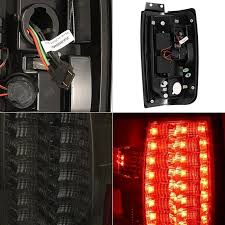 Ford Expedition 97-02 Version 2 LED Tail Lights - Red Clear