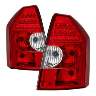 ( xTune ) Chrysler 300C 05-07 ( Will Not Fit 300 / 300 Limited & Touring Edition Models )LED Tail Lights - Red Clear