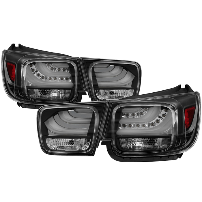 xTune ) Chevy Malibu 2013-2015 (Not Compatible w/ OEM LED Tail Light  LTZ  Models compatible with LT/LS only) LED Tail Lights - Black