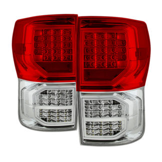 ALT-JH-TTU07-LED-G2-RC ( xTune ) Toyota Tundra 07-13 LED Tail lights with LED Singal Function - Rec Clear