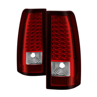 ALT-ON-CS03-LED-RC ( xTune ) Chevy Silverado 1500/25003500 03-06 and 2007 Silverado Classic ( Does Not Fit Stepside )  LED Tail Lights - Red Clear