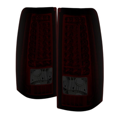 ALT-ON-CS99-G2-LED-RS ( xTune ) Chevy Silverado 1500/2500/3500 99-02 / GMC Sierra 1500/2500/3500 99-06 and 2007 Sierra Classic  Version 2 LED Tail Lights - Red Smoke