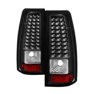 ALT-ON-CS99-LED-BK ( xTune ) Chevy Silverado 1500/2500/3500 99-02 / GMC Sierra 1500/2500/3500 99-06 and 2007 Sierra Classic  LED Tail Lights - Black
