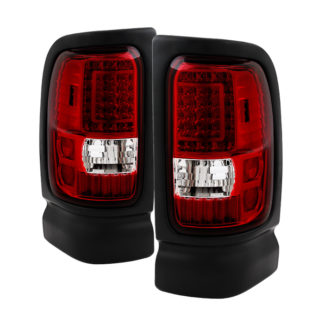 ALT-ON-DRAM94-G2-LED-RC ( xTune ) Dodge Ram 1500 94-01 / Ram 2500/3500 94-02 - C-Shape LED Tail Lights - Red Clear