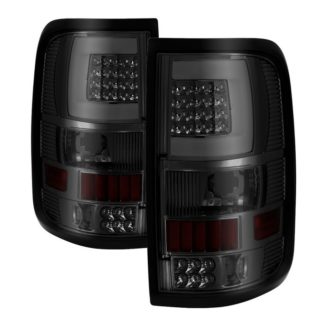 ALT-ON-FF15004G3LB-LBLED-SM ( xTune ) Ford F150 Styleside 04-08 (Not Fit Heritage & SVT) Version 3 LED Tail Lights - Light Bar LED - Smoke