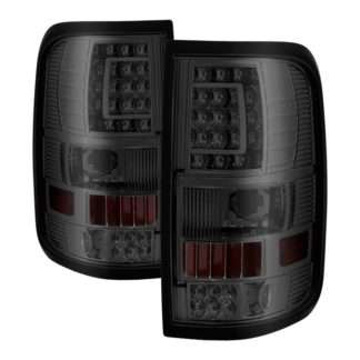 ALT-ON-FF15004V2-LBLED-SM ( xTune ) Ford F150 Styleside 04-08 (Not Fit Heritage & SVT) C shaped LED Tail Lights - Smoke