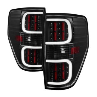 ALT-ON-FF15009-LBLED-BK ( xTune ) Ford F150 09-14 LED Tail Lights - Black