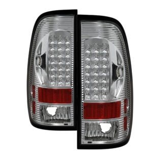 ALT-ON-FF15097-LED-C ( xTune ) Ford F150 Styleside 97-03 / F250/350/450/550 Super Duty 99-07 LED Tail Lights - Chrome