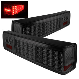 ALT-ON-FM87-LED-SM ( xTune ) Ford Mustang 87-93 LED Tail Lights - Smoke