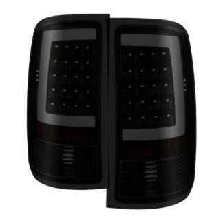 ALT-ON-GS07-G2-LED-BSM ( xTune ) GMC Sierra 1500 07-13  2500HD/3500HD 07-14 (does not fit 3500HD Dually Models) LED Tail Lights - Black Smoke