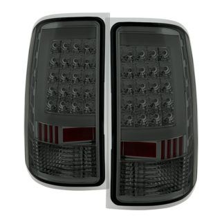 ALT-ON-GS07-G2-LED-SM ( xTune ) GMC Sierra 1500 07-13  2500HD/3500HD 07-14 (does not fit 3500HD Dually Models) LED Tail Lights - Smoke