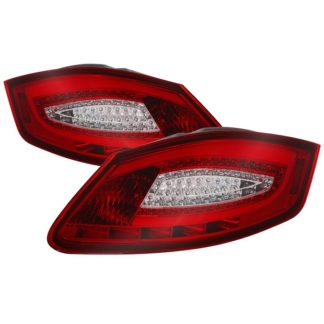 ALT-ON-P98705-LED-RC ( xTune ) Porsche 987 Cayman 06-08 / Boxster 05-08 LED Tail Lights - Red Clear