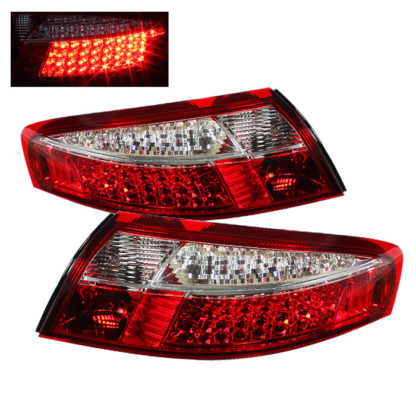 ALT-ON-P99699-LED-RC ( xTune ) Porsche 911 996 ( Non 4S. Turbo. GT3 ) 99-04 LED Tail Lights - Red Clear