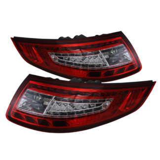 ALT-ON-P99705-LED-RC ( xTune ) Porsche 911 997 05-08 LED Tail Lights - Red Clear