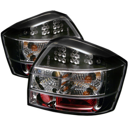 ( Spyder ) Audi A4 02-05 (Does not fit covertible or wagon models) LED Tail Lights - Black