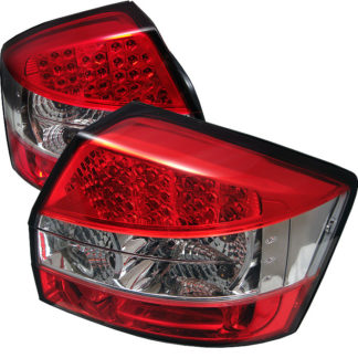 ( Spyder ) Audi A4 02-05 (Does not fit covertible or wagon models) LED Tail Lights - Red Clear