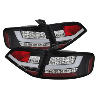 ( Spyder ) Audi A4 09-12 4Dr LED Tail Lights - Incandescent Model Only ( Not Compatible With LED Model ) - Black