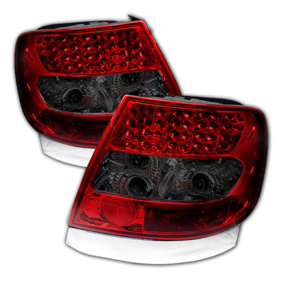 ( Spyder ) Audi A4 96-01 LED Tail Lights - Red Smoke