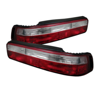 ( Spyder ) Acura Integra 90-93 2Dr Euro Style Tail Lights - Red Clear