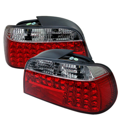 ( Spyder ) BMW E38 7-Series 95-01 LED Tail Lights - Red Clear