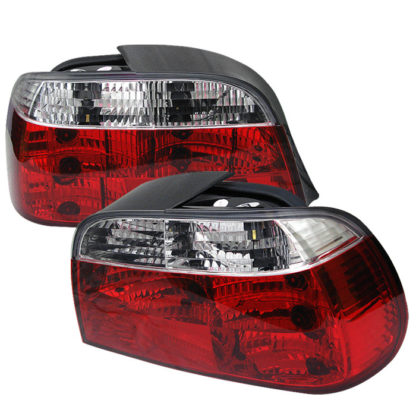 ( Spyder ) BMW E38 7-Series 95-01 Crystal Tail Lights - Red Clear