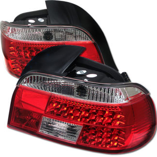 ( Spyder ) BMW E39 5-Series 97-00 LED Tail Lights - Red Clear