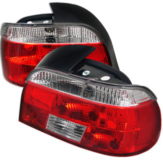 ( Spyder ) BMW E39 5-Series 97-00 Crystal Tail Lights - Red Clear