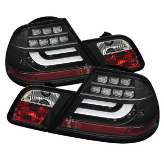 ( Spyder ) BMW E46 00-03 2Dr Coupe ( Will Not Fit Convertible ) Light Bar LED Tail Lights - Black