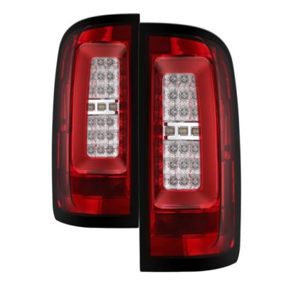 ( Spyder ) Chevy Colorado 2015-2017 LED Tail Lights - Red Clear