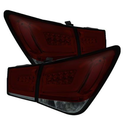 ( Spyder ) Chevy Cruze 2011-2015  Cruze Limited 2016 Light Bar LED Tail Lights - Red Smoke