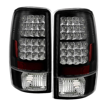( Spyder ) Chevy Suburban/Tahoe 1500/2500 00-06 / GMC Yukon/Yukon XL 00-06 / GMC Yukon Denali/Denali XL 01-06 ( Lift Gate Style Only ) LED Tail Lights - Black