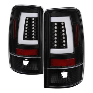 ( Spyder ) Chevy Suburban/Tahoe 1500/2500 00-06 / GMC Yukon/Yukon XL 00-06 / GMC Yukon Denali/Denali XL 01-06 ( Lift Gate Style Only ) Version 2 Light Bar LED Tail Lights - Black