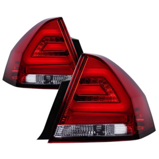 ( Spyder ) Chevy Impala 06-13  Impala Limiited 14-16 LED Tail Lights - Red Clear
