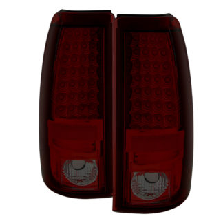 ( Spyder ) Chevy Silverado 1500/2500 03-06 and 2007 Silverado Classic ( Does Not Fit Stepside ) LED Tail Lights - Red Smoke