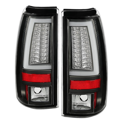 ( Spyder ) Chevy Silverado 1500/2500 03-06 and 2007 Silverado Classic ( Does Not Fit Stepside ) Version 2 LED Tail Lights - Black