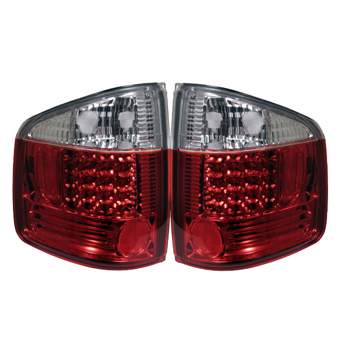 Fit 94-04 S10 Somona 96-00 Hombre Red Clear Tail Lights Brake Lamps Replacement