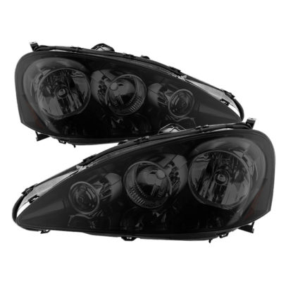 ( xTune ) Acura RSX 2005-2006 OEM Style headlights -Black Smoked
