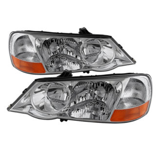 ( OE ) Acura TL 2002-2003 HID Model Only OEM Style headlights - Chrome