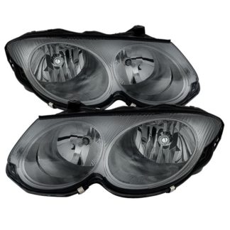 ( xTune ) Chrysler 300M 1999-2004 (don‘t fit HID model) Crystal Headlights – Smoke