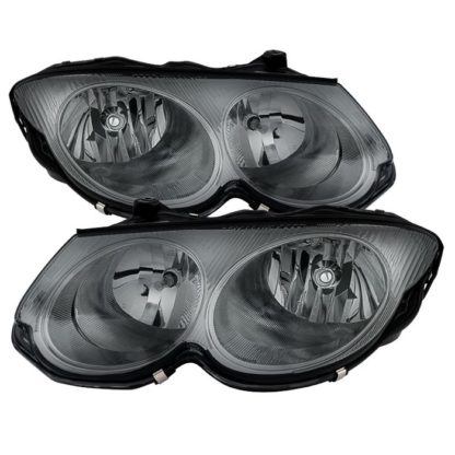 ( xTune ) Chrysler 300M 1999-2004 (don‘t fit HID model) Crystal Headlights - Smoke
