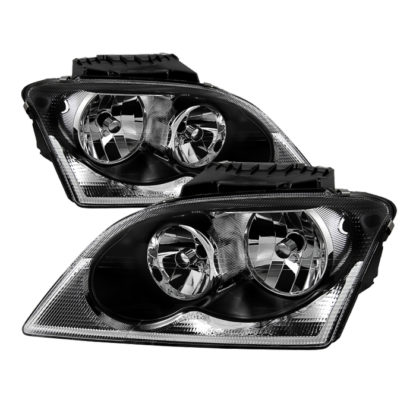 ( xTune ) Chrysler Pacifica 04-06 Halogen OEM Style headlights - Black