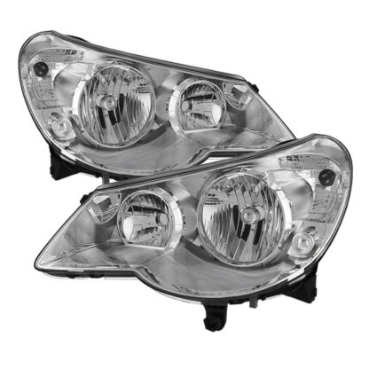 ( OE ) Chrysler Sebring 07-10 OEM Style Headlights - Chrome