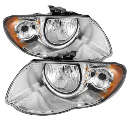 ( OE ) Chrysler Town & Country 05-07 (with Long Wheel Base Models) Crystal Headlights - Chrome