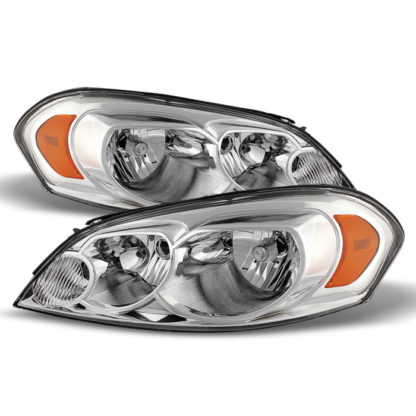 ( OE ) Chevy Impala 06-13 Monte Carlo 06-07 Crystal Headlights - Chrome
