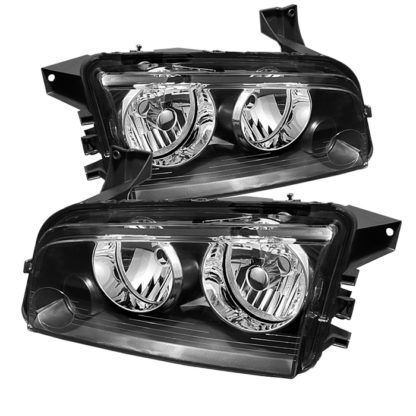 ( OE ) Dodge Charger 06-10 Halogen Only (Does Not Fit HID Model) Headlights - Black