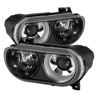( xTune ) Dodge Challenger 08-14 Xenon HID Model Only ( Don‘t fit Halogen Model ) Projector Headlamps - Black