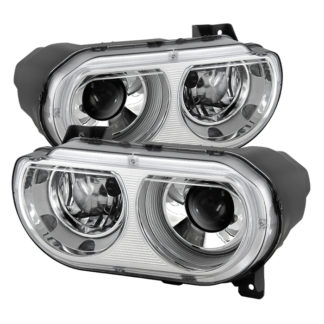 ( OE ) Dodge Challenger 08-14 Xenon HID Model Only ( Don‘t fit Halogen Model ) Projector Headlamps - Chrome