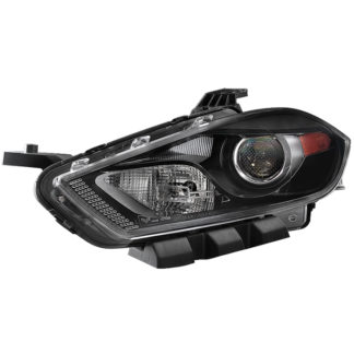 ( OE ) Dodge Dart 13-15 Halogen Only (Don‘t Fit HID models ) Driver Side Projector Headlight -OEM Left – Black