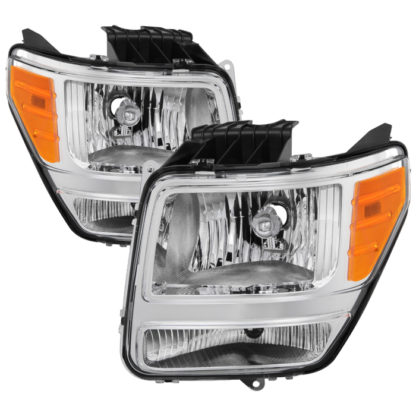 ( OE ) Dodge Nitro 2007-2011 OEM Style Headlights - Chrome