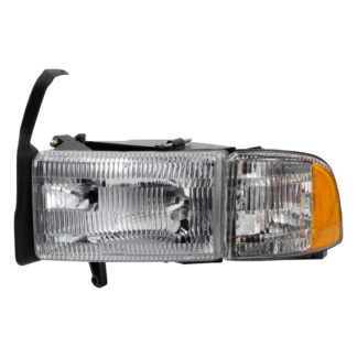 ( OE ) Dodge Ram 1500 94-01 (don‘t fit Sport Package )/ Ram 2500 3500 94-02  OEM Style headlights With Corner Driver Side -Left